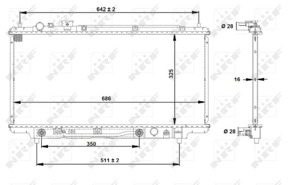 Radiateur NRF 53519