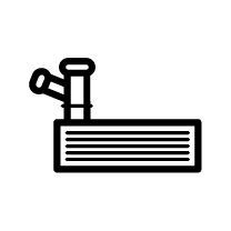 Koeler, aandrijfaccu NRF 310504