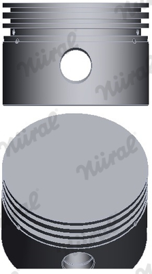 Zuiger, luchtdrukcompressor Nüral 87-990700-00