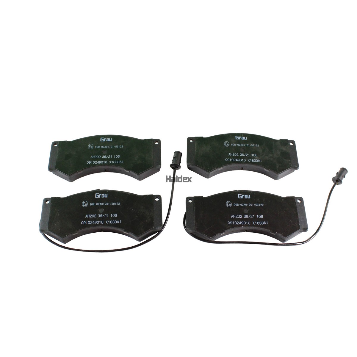 Remblokset Haldex 1910249010