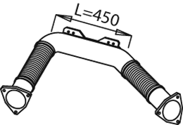 Uitlaatpijp Dinex 21162