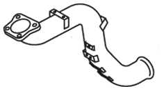 Uitlaatpijp Dinex 21179