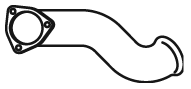 Uitlaatpijp Dinex 21181