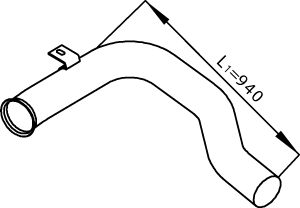 Uitlaatpijp Dinex 21213