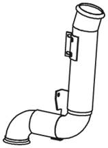 Uitlaatpijp Dinex 21249