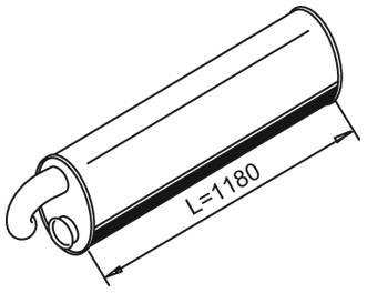 Achterdemper Dinex 21358