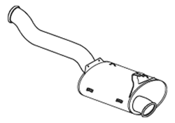 Achterdemper Dinex 21481