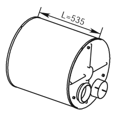 Middendemper Dinex 21486