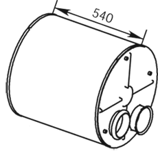 Middendemper Dinex 21488