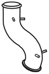 Uitlaatpijp Dinex 21505