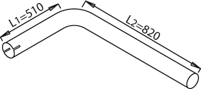 Uitlaatpijp Dinex 21601