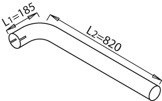 Uitlaatpijp Dinex 21606