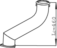 Uitlaatpijp Dinex 21722