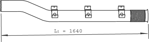 Uitlaatpijp Dinex 21723