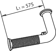 Uitlaatpijp Dinex 22107