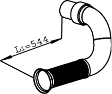 Uitlaatpijp Dinex 22110