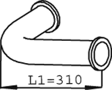 Uitlaatpijp Dinex 22135