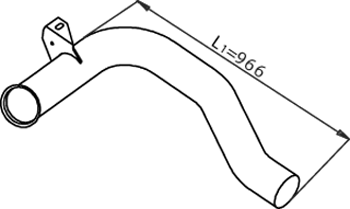 Uitlaatpijp Dinex 22157