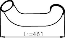 Uitlaatpijp Dinex 22175