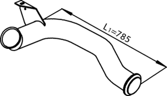 Uitlaatpijp Dinex 22179