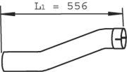 Uitlaatpijp Dinex 22261