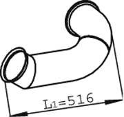 Uitlaatpijp Dinex 22275