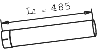 Uitlaatpijp Dinex 22713