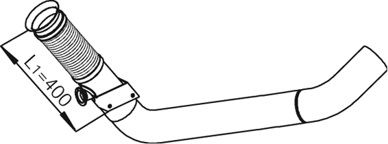 Uitlaatpijp Dinex 28136