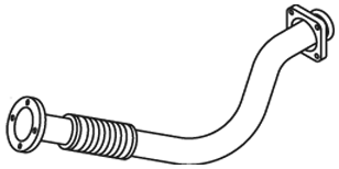 Uitlaatpijp Dinex 28180