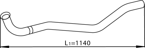Uitlaatpijp Dinex 28257