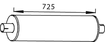 Middendemper Dinex 28322
