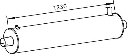 Middendemper Dinex 28435