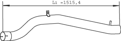 Uitlaatpijp Dinex 28503