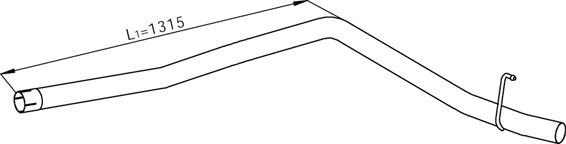 Uitlaatpijp Dinex 28609