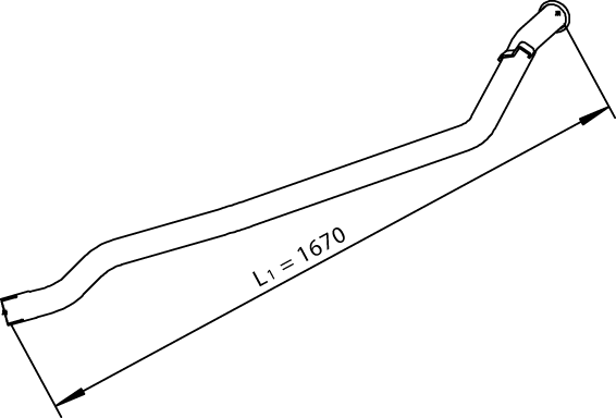 Uitlaatpijp Dinex 28735