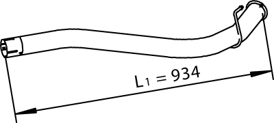 Uitlaatpijp Dinex 28782