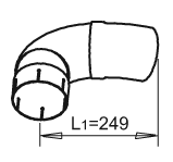 Uitlaatpijp Dinex 28797