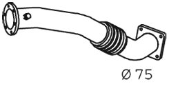 Uitlaatpijp Dinex 29147