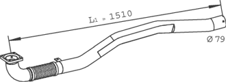 Uitlaatpijp Dinex 29240