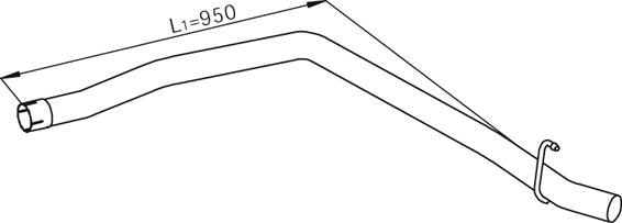 Uitlaatpijp Dinex 29623
