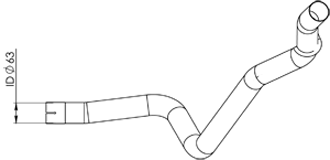 Uitlaatpijp Dinex 29641
