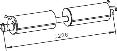 Middendemper Dinex 32328