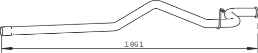 Uitlaatpijp Dinex 32503