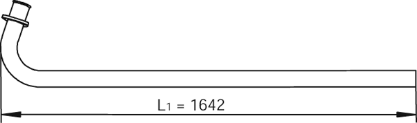 Uitlaatpijp Dinex 47107