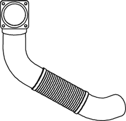 Uitlaatpijp Dinex 47134