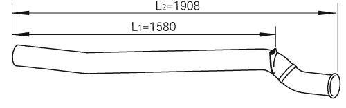 Uitlaatpijp Dinex 47677