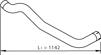 Uitlaatpijp Dinex 47682