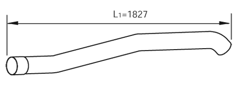 Uitlaatpijp Dinex 47727