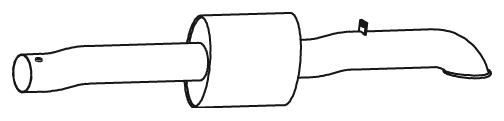 Uitlaatpijp Dinex 47733