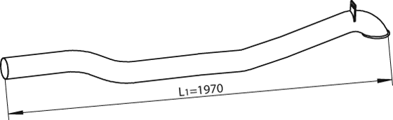 Uitlaatpijp Dinex 47735